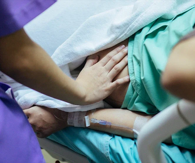 Woman in labor