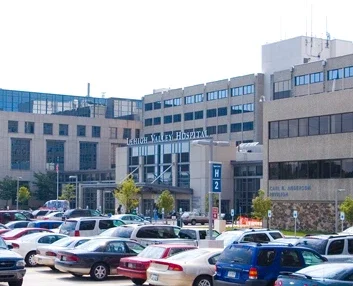 Lehigh Valley Hospital exterior and parking lot relevant to Pennsylvania medical malpractice case