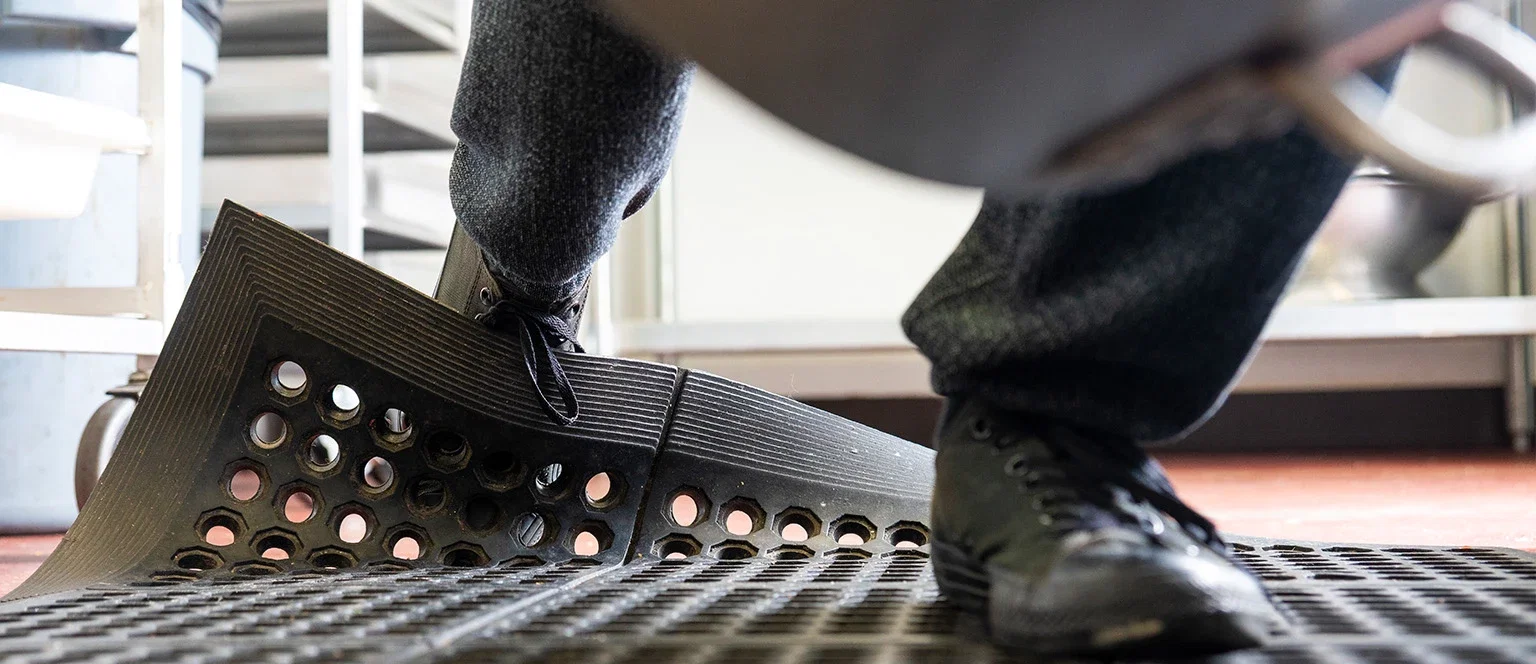 Low-angle close-up of a person