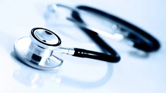 Medical stethoscope on reflective surface representing healthcare negligence and medical malpractice injury claims